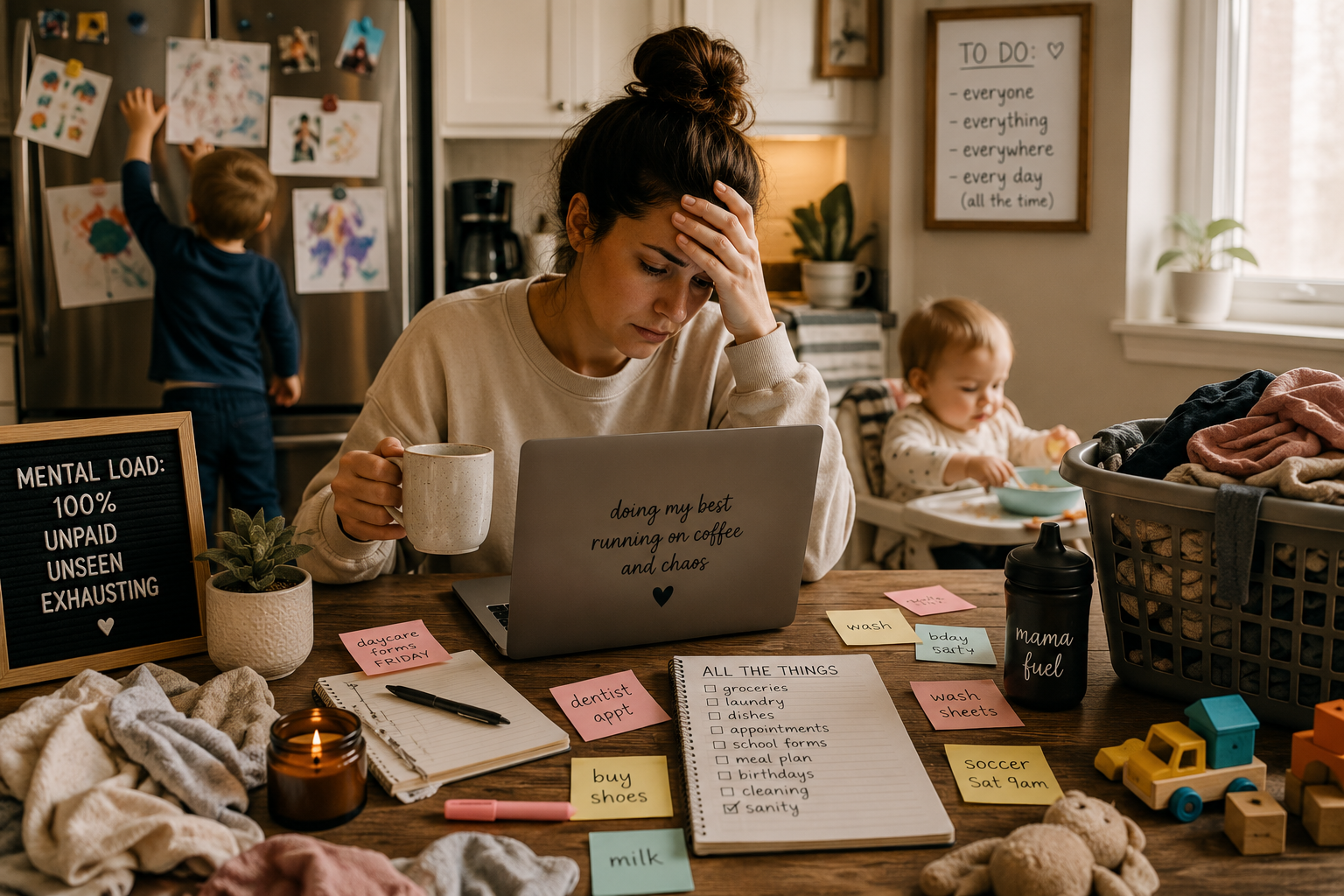 The Mental Load of Motherhood: Why Am I the Only One Who Notices Everything?